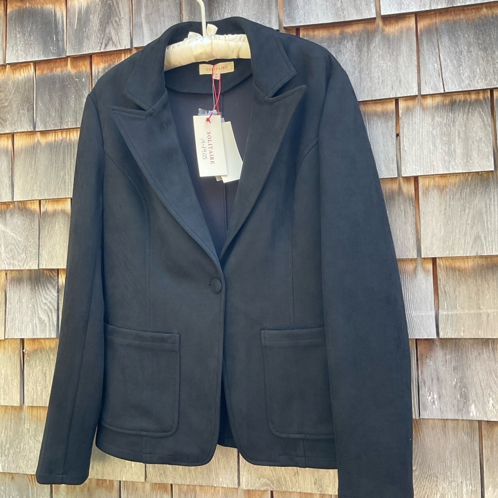 Solitaire Classic Black Women's Blazer